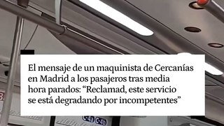 La confesión más dura del maquinista de Cercanías con Óscar Puente