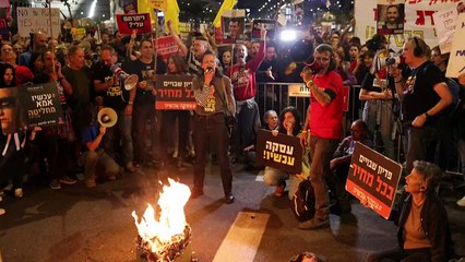 Israël : des manifestants appellent Netanyahu à accepter l'accord de trêve à Gaza