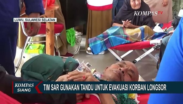Detik-Detik Tim SAR Terjang Sungai untuk Evakuasi Korban Longsor di Luwu Sulsel!