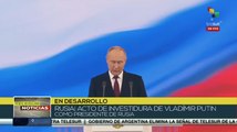 La capital Rusa celebró investidura presidencial de Vladímir Putin.