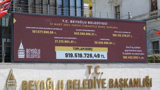 Beyoğlu Belediyesi’nin önceki dönemden kalan borçları açıklandı