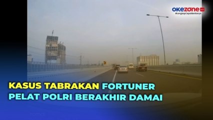 Berakhir Damai, Pengemudi Fortuner Pelat Polri di Tol MBZ akan Ganti Rugi