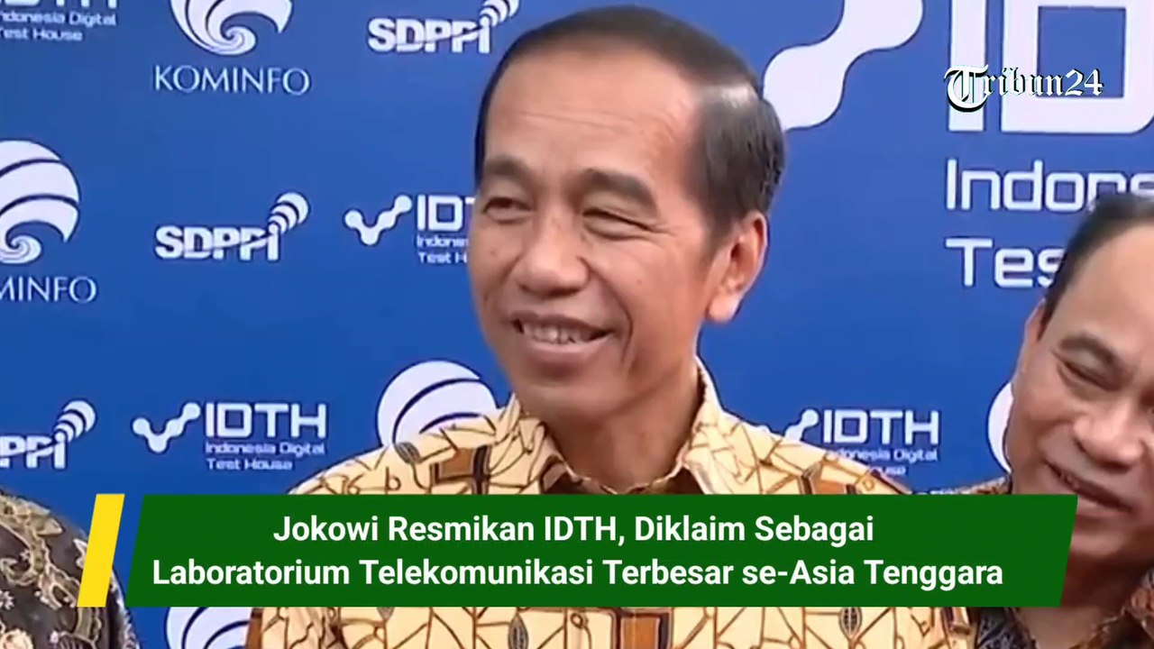 Jokowi Resmikan IDTH, Diklaim Sebagai Laboratorium Telekomunikasi Terbesar se-Asia Tenggara
