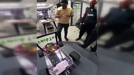 Ne olduğunu anlayamadı! Bir anda markete girdi