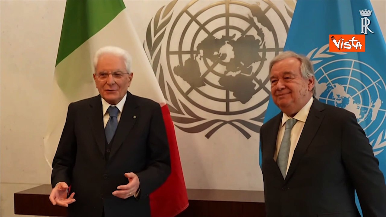Mattarella al segretario ONU Guterres: "Italia ha fiducia nelle Nazioni Unite"