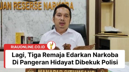 Lagi, Tiga Remaja Edarkan Narkoba Di Pangeran Hidayat Dibekuk Polisi