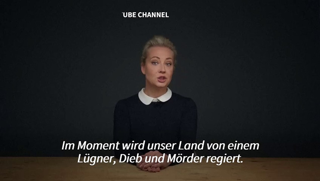 Nawalnaja nennt Putin 'Lügner, Dieb und Mörder'