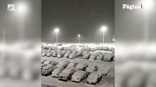 Bariloche: un intenso temporal de nieve obliga a cerrar el aeropuerto al inicio de la temporada