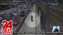 Rider na dumaan sa EDSA carousel at may DOTR logo sa suot, hinahanap | 24 Oras