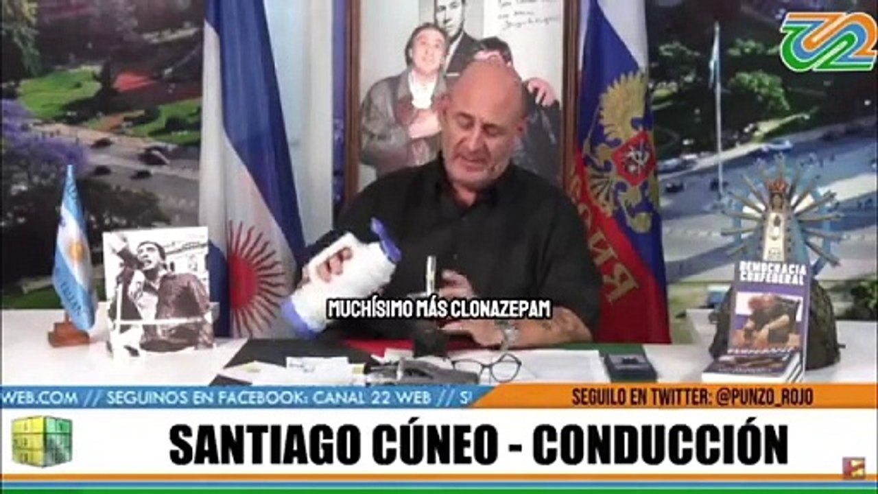 El descargo de Cúneo en su programa