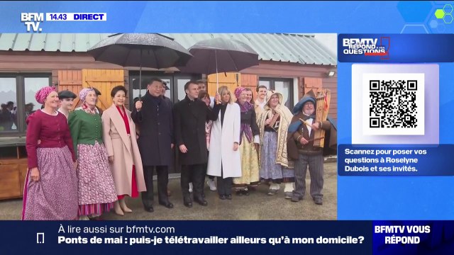 Visite de Xi Jinping: danse traditionnelle pour mettre en appétit les deux dirigeants et leurs épouses à La Mongie