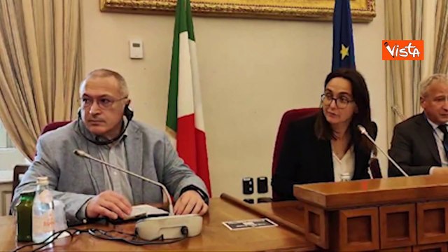 Alla Camera dei Deputati l'audizione di Khodorkovsky, attivista dell'opposizione russa in esilio