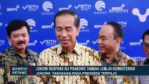 Presiden Jokowi Respons Isu Prabowo Tambah Jumlah Kementerian: Tanyakan Pada Presiden Terpilih