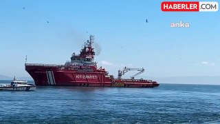 İstanbul Boğazı'nda Makine Arızası Sonrası Gemi Kurtarıldı