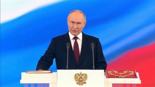 Putin toma posesión como presidente para un quinto mandato de seis años.