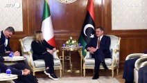 Libia, Meloni ricevuta dal premier del Governo di unita' nazionale Dabaiba