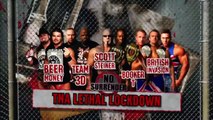 TNA No Surrender 2009 - Team 3D & Beer Money vs Scott Steiner, Booker T & The British Invasion (Lethal Lockdown Match)