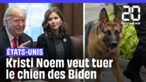 Kristi Noem, possible colistière de Trump, veut la mise à mort du chien des Biden
