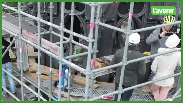 Dans les coulisses des travaux de rénovation de l'église Saint-Martin à Arlon