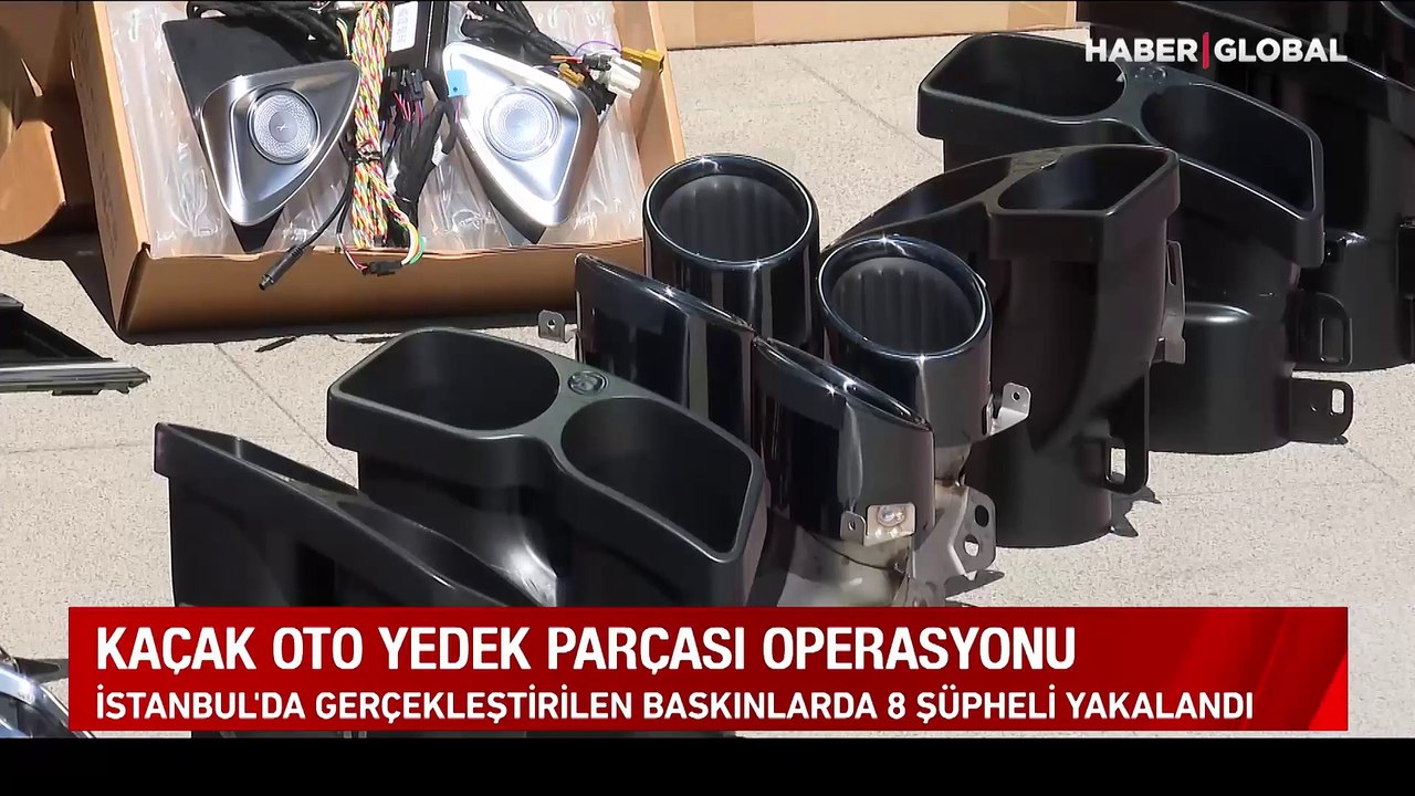 Kaçak oto yedek parçası operasyonu: Piyasa değeri 90 milyon kaçak parça ele geçirildi