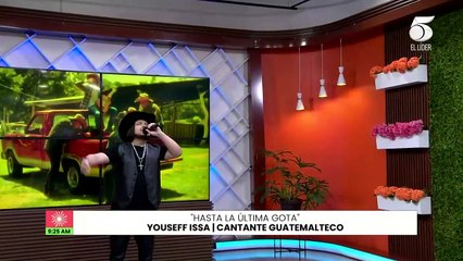 Youseff Issac cantante guatemalteco llega a Las Mañanas del 5