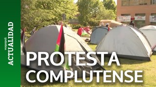 Estudiantes de la Complutense se unen a las acampadas propalestinas