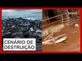 Devastação causada pelas enchentes é revelada após nível da água baixar no RS