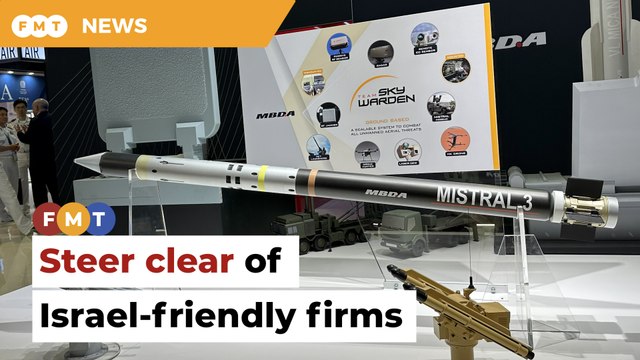 Stop dealing with Israel-friendly defence firms, BDS M'sia urges govt