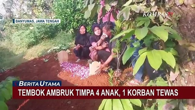 Diduga Akibat Rapuh, Tembok Setinggi 3 Meter Ambruk Timpa 4 Anak di Banyumas, 1 Korban Tewas