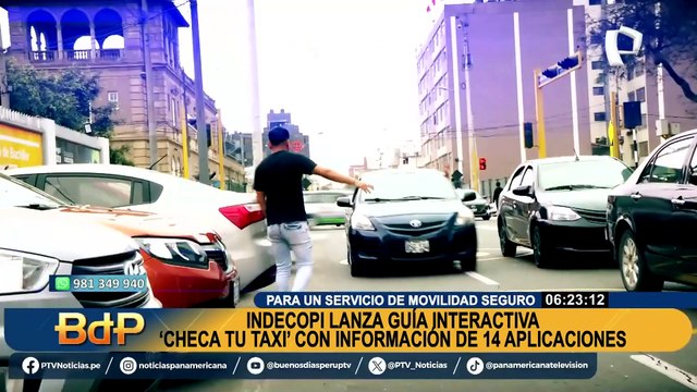 Indecopi: presentan lista de aplicaciones de taxis que brindan servicio seguro