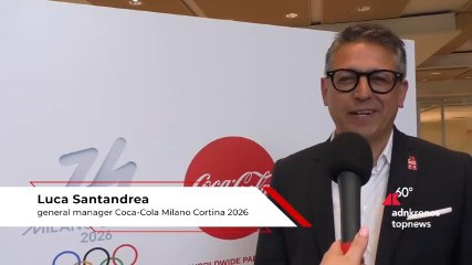 Download Video: Santandrea (Coca-Cola Milano Cortina 2026): “Logo congiunto ci unisce valori delle Olimpiadi 2026”