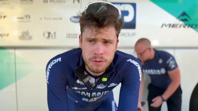 Cycling - Giro d'Italia 2024 - Phil Bauhaus from Team Bahrain Victorious about his 3rd place on stage 4