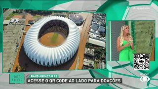 Renata Fan e Denílson defendem paralisação do Brasileirão por alagamentos no RS