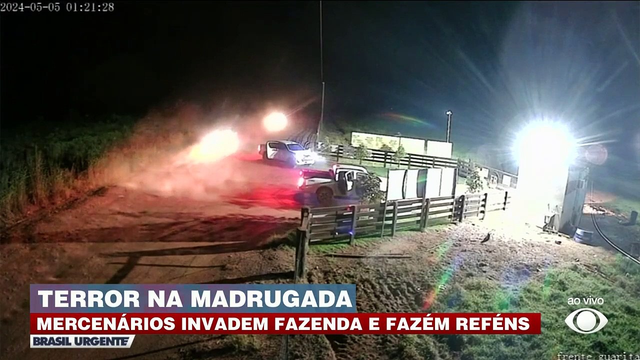 Mercenários invadem fazenda e fazem reféns
