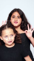 بنات الدكتورة خلود في تحدي المكياج الهندي