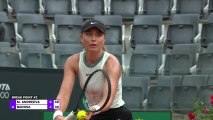 Rome - Badosa s'offre Andreeva et un bon bol d'air !