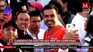 Candidatos presidenciales gastan 602 mdp en campañas: Xóchitl lidera en derroche