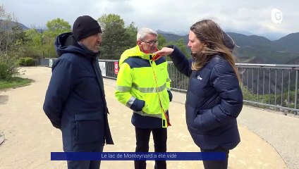 Reportage - Le lac de Monteynard a été vidé - Reportages - TéléGrenoble