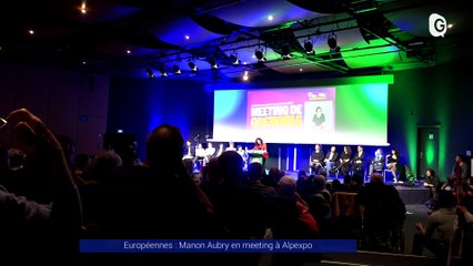 Reportage - Européennes : Manon Aubry en meeting à Grenoble - Reportages - TéléGrenoble