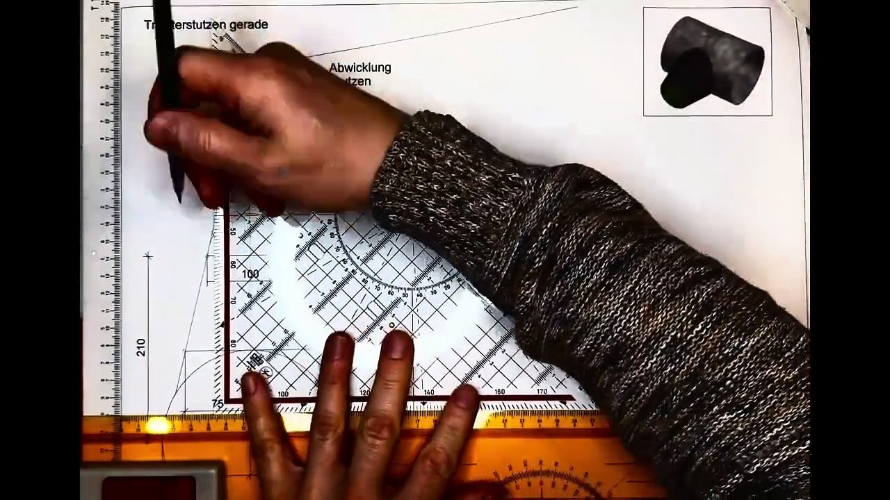 Trichterstutzen gerade