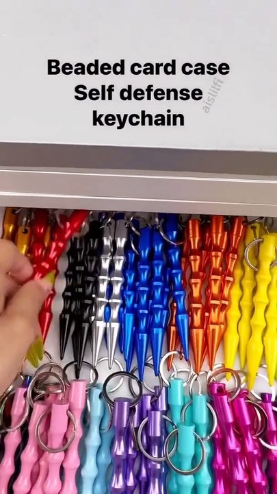 Stay safe and stylish with our self-defense keychain! #SelfDefenseKeychain #SafetyChic #keychainlove