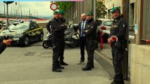 Genova, la caserma della Guardia di Finanza dove ? stato portato Toti