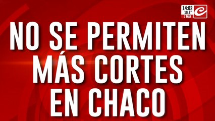 La Policía impidió el avance de los manifestantes en Chaco: "Hace 5 meses que no hay cortes"