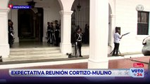 Mandatario Laurentino Cortizo se reúne con el presidente electo José Raúl Mulino