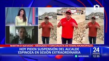 Martín D'Azevedo sobre caso de alcalde Espinoza: 