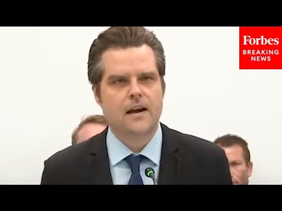 'This Is Life Or Death': Matt Gaetz Takes Aim At Progressive Philadelphia D.A. Larry Krasner