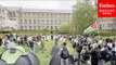 Students At Copenhagen University In Denmark Initiate Gaza Solidarity Encampment