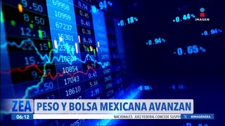 El peso y la Bolsa Mexicana de Valores (BMV) avanzan
