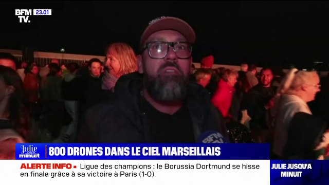 C'était grandiose : Des Marseillais réagissent au spectacle de drones pour fêter l'arrivée de la flamme olympique dans la cité phocéenne