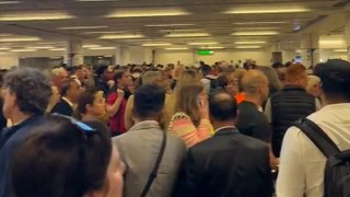Huge queues snake through Gatwick amid ‘nationwide issue’ with airport e-gates